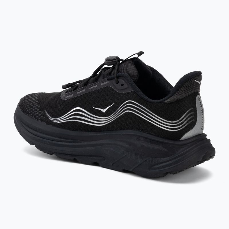 Buty do biegania damskie HOKA Clifton 11 GTX black/black 3