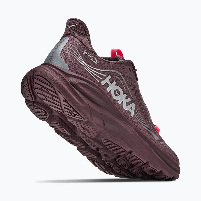 Buty do biegania damskie HOKA Clifton 11 GTX smoky quartz/deep mauve 12