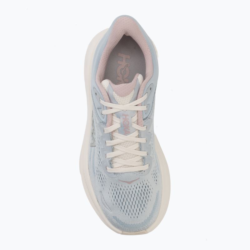 Buty do biegania damskie HOKA Bondi 9 GLM alabaster/mineral blue 5