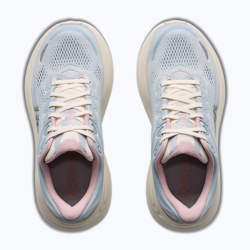 Buty do biegania damskie HOKA Bondi 9 GLM alabaster/mineral blue 12