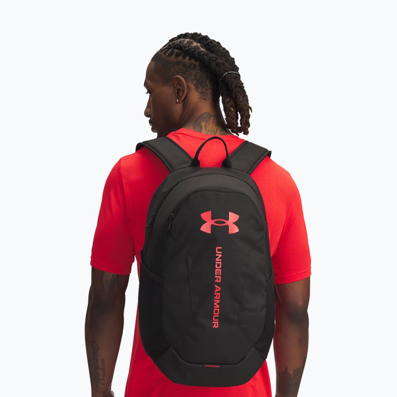 Plecak Under Armour Hustle Lite 26.5 l black/racer red 5