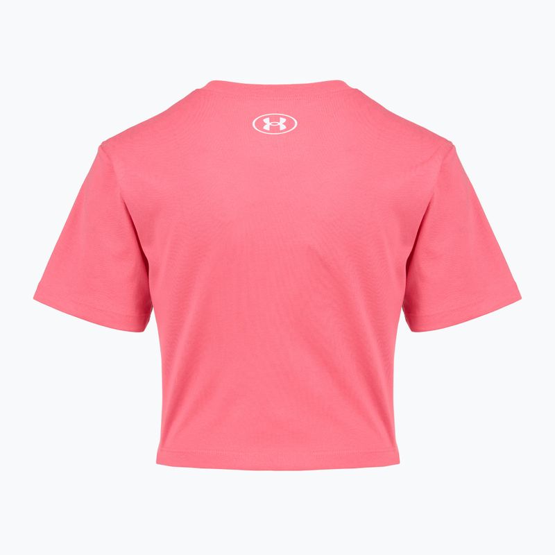 Koszulka dziecięca Under Armour Rival pink 2