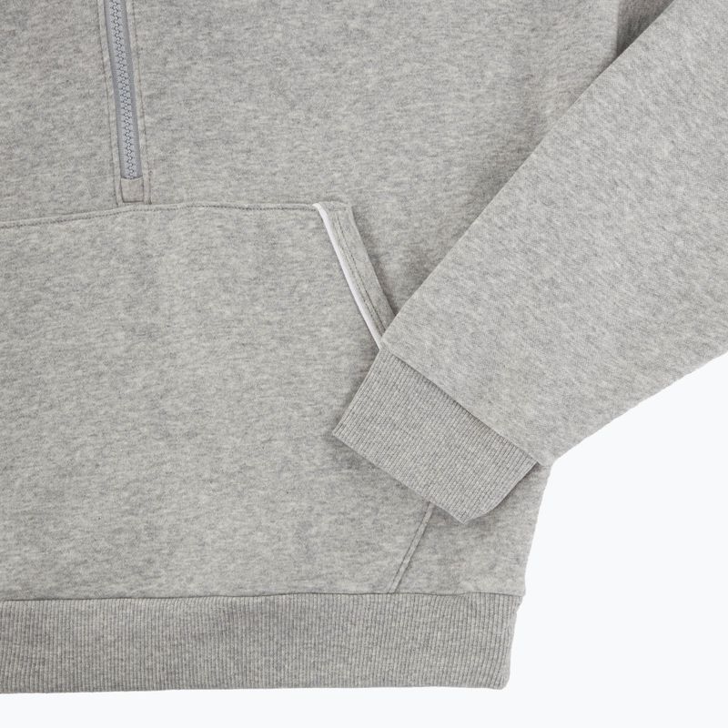Bluza damska Under Armour Rival Fleece Piped HZ Hoodie mod gray light heather/white 5