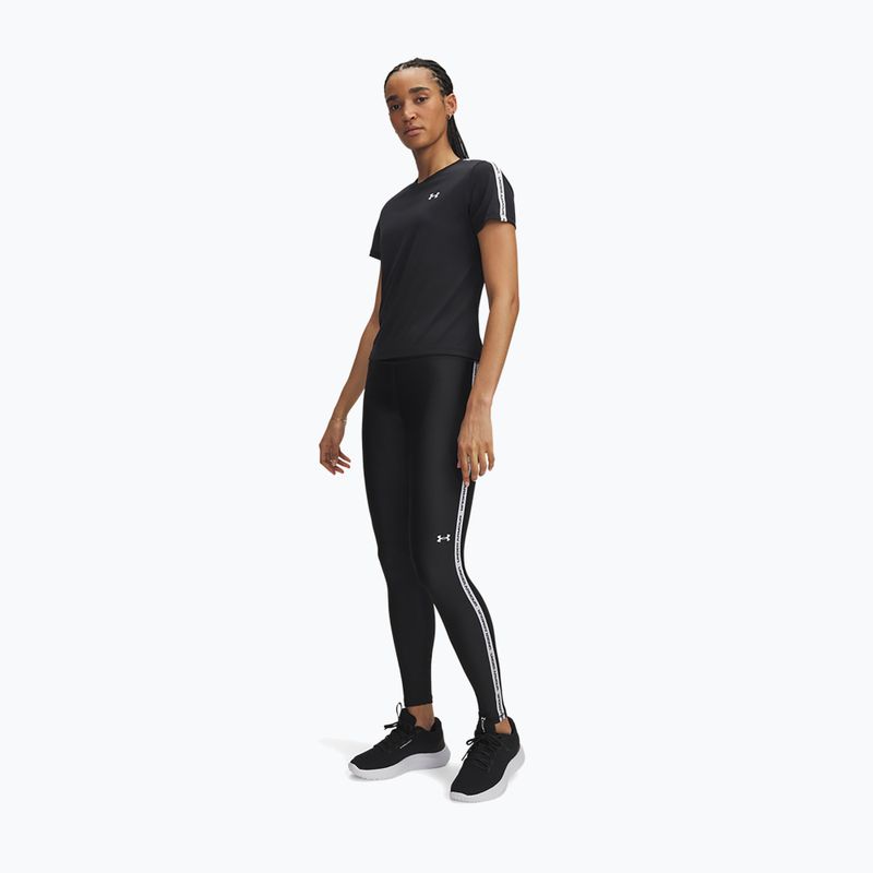 Legginsy damskie Under Armour Tech Wordmark Tape black/white/white 2