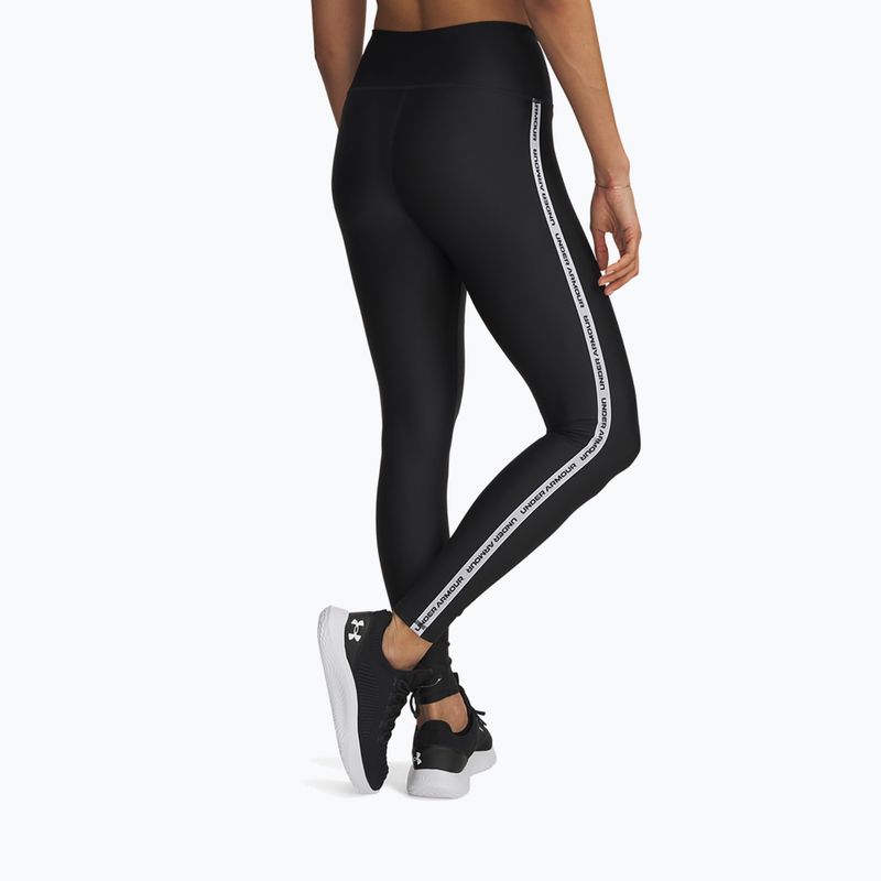 Legginsy damskie Under Armour Tech Wordmark Tape black/white/white 3