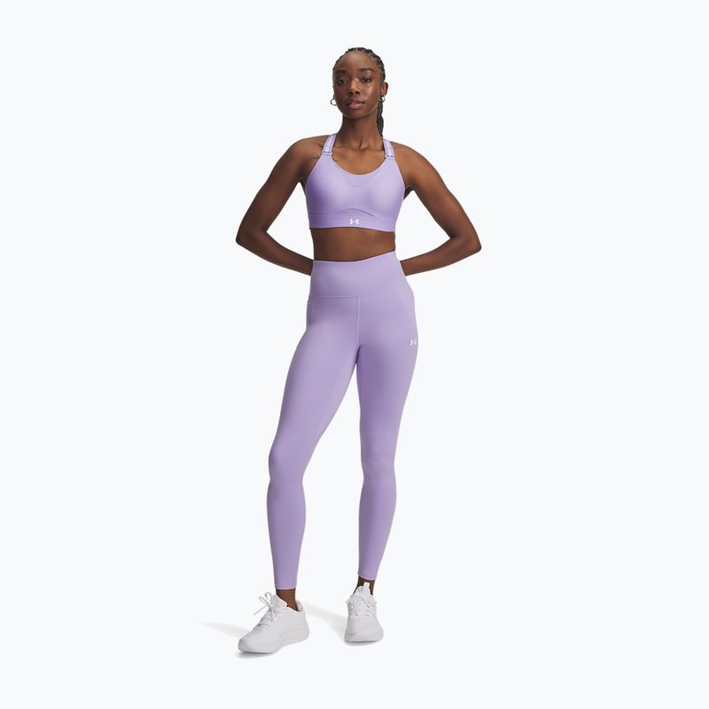Legginsy treningowe damskie Under Armour Motion transparent/white 2