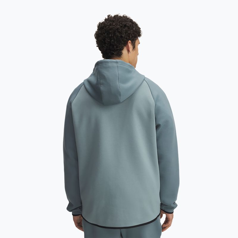 Bluza męska Under Armour Unstoppable Fleece Full Zip HD jasper blue/serpentine/black 2
