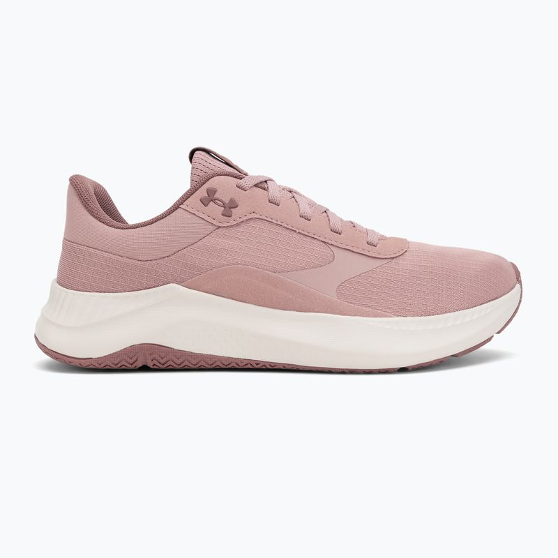 Buty treningowe damskie Under Armour Aurora 3 tourmaline pink/summit white/maroon mist 2