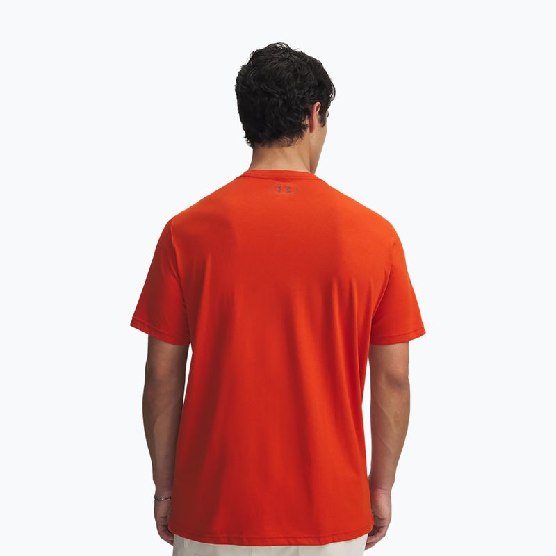 Koszulka męska Under Armour Sportstyle Left Chest surplus orange/cinna red 2