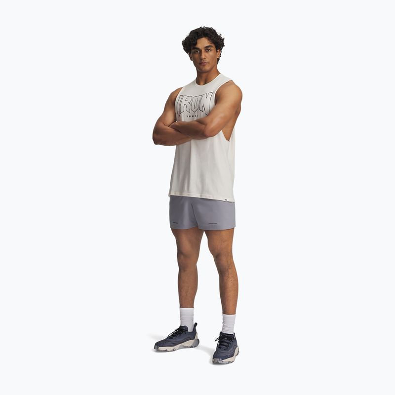 Koszulka treningowa męska Under Armour Project Rock stone/black 2