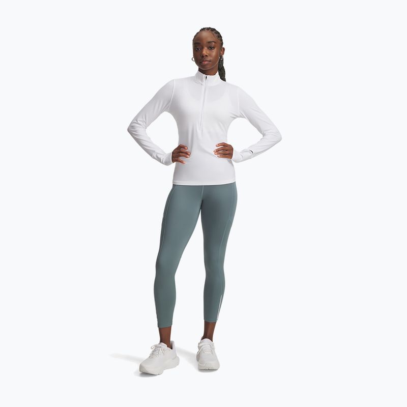 Legginsy do biegania damskie Under Armour Launch Ankle jasper blue/reflective 2