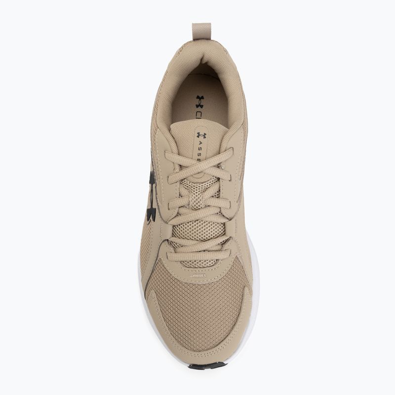 Buty do biegania damskie Under Armour Assert 11 city khaki/summit white/summit white 5