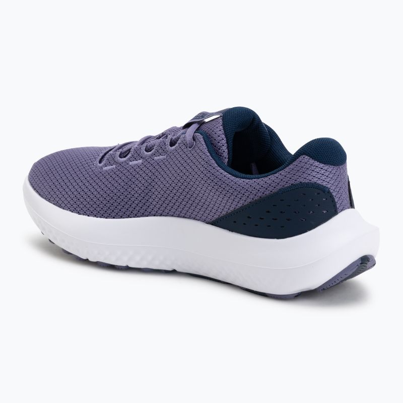 Buty Under do biegania damskie Armour Charged Surge 4 purple luxe/refresh mint 3