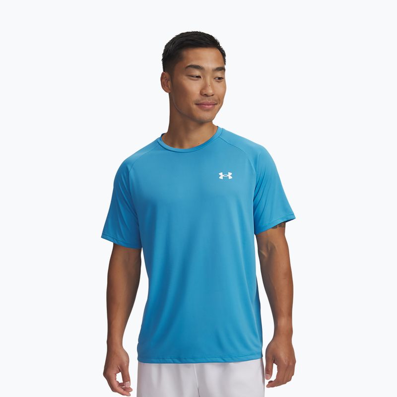Koszulka treningowa męska Under Armour Tech 2.0 ether blue/white