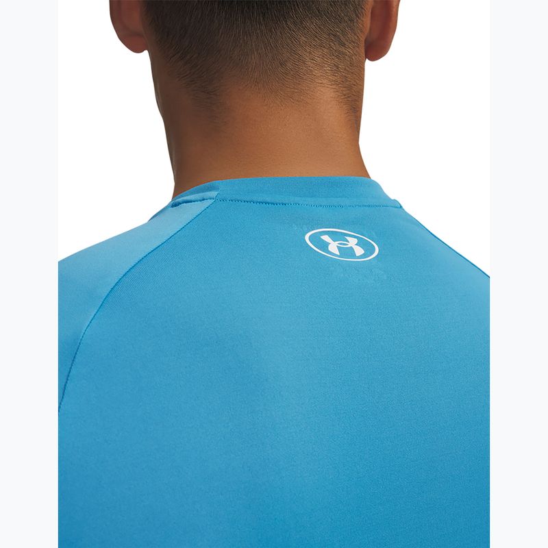 Koszulka treningowa męska Under Armour Tech 2.0 ether blue/white 3