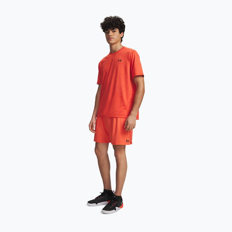 Spodenki treningowe męskie Under Armour Tech Vent venom red/black 2