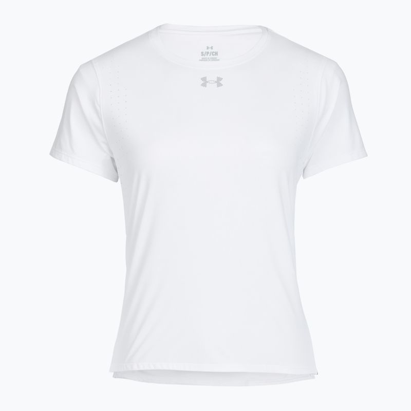 Koszulka do biegania damska Under Armour Velociti Pro white/white/black