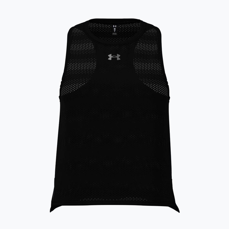 Koszulka do biegania damska Under Armour Velociti Singlet black/black/metallic silver