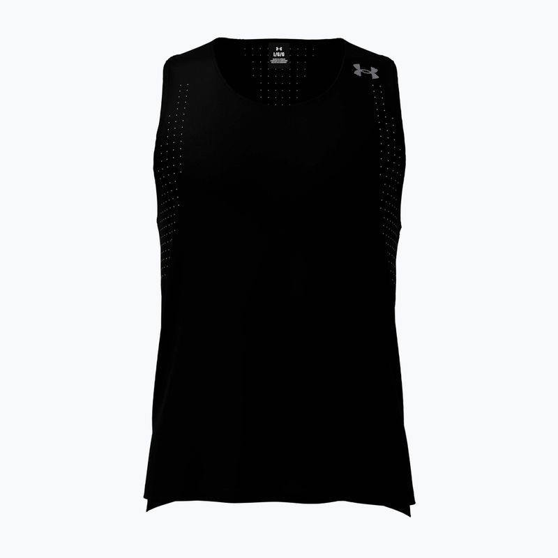 Koszulka do biegania męska Under Armour Velociti Pro Singlet black/black/metallic silver 5