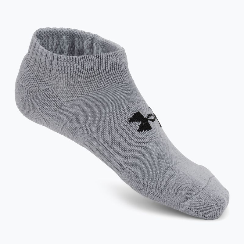 Skarpety męskie Under Armour Performance Cotton NS 3 pack white/steel/steel 3