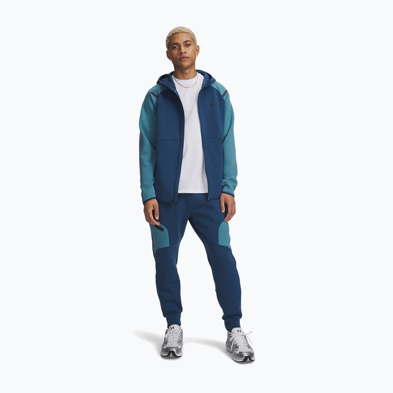 Spodnie męskie Under Armour Unstoppable Fleece wham blue/boundless blue/black 2