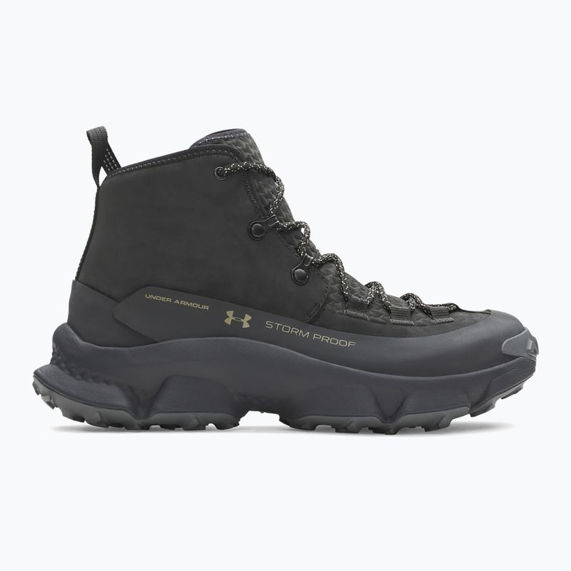 Buty trekkingowe męskie Under Armour Charged Expanse Mid LTHR WP Black/Anthracite/Bayou 8