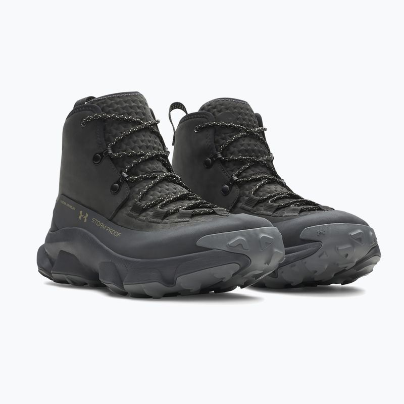 Buty trekkingowe męskie Under Armour Charged Expanse Mid LTHR WP Black/Anthracite/Bayou 9
