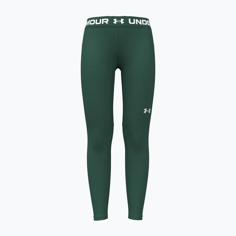 Legginsy dziecięce Under Armour HeatGear Leggings campus ivy/white