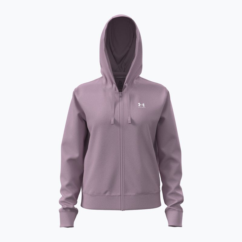 Bluza damska Under Armour Sport Terry FZ mauve pink/white 8
