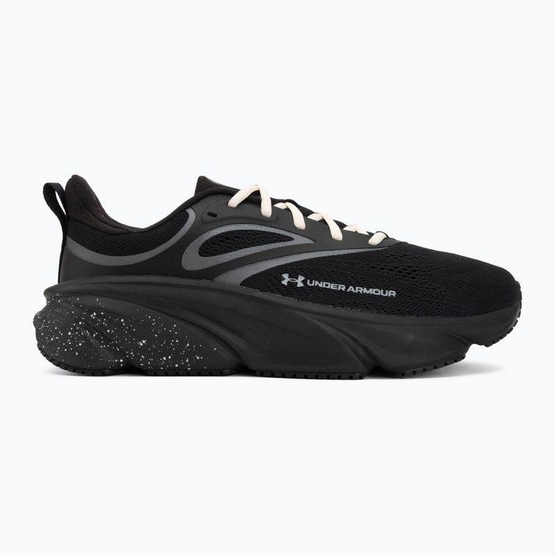 Buty do biegania męskie Under Armour Rogue 6 black/winter white/metallic black 2