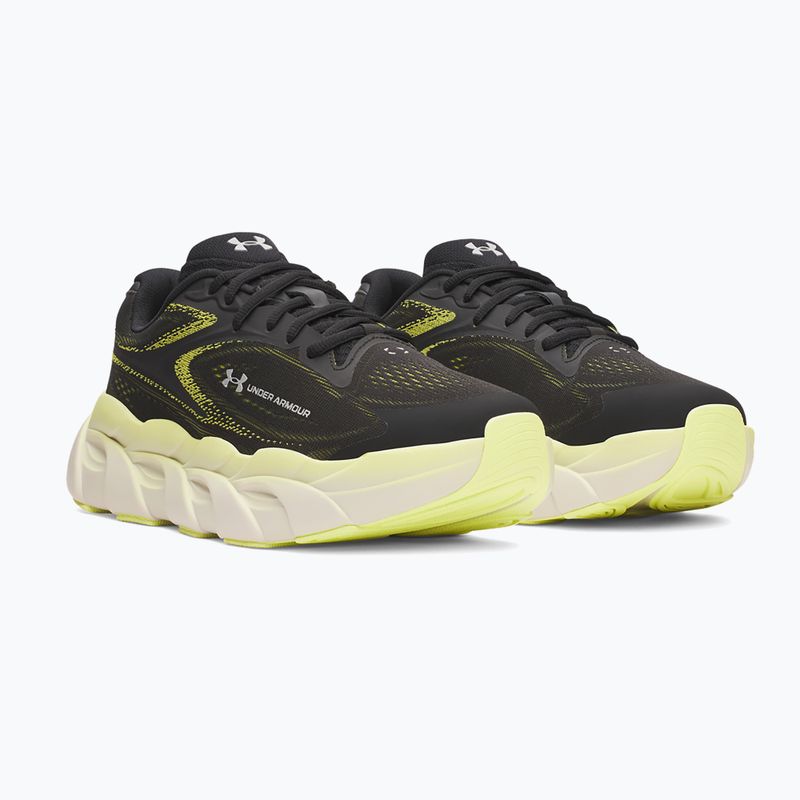 Buty do biegania męskie Under Armour Halo Runner 2 Ultimate Black/Sonic Yellow/Metallic Silver 9