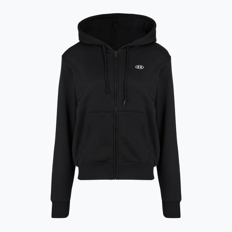 Bluza damska Under Armour Rival Fleece Full Zip ultimate black/white