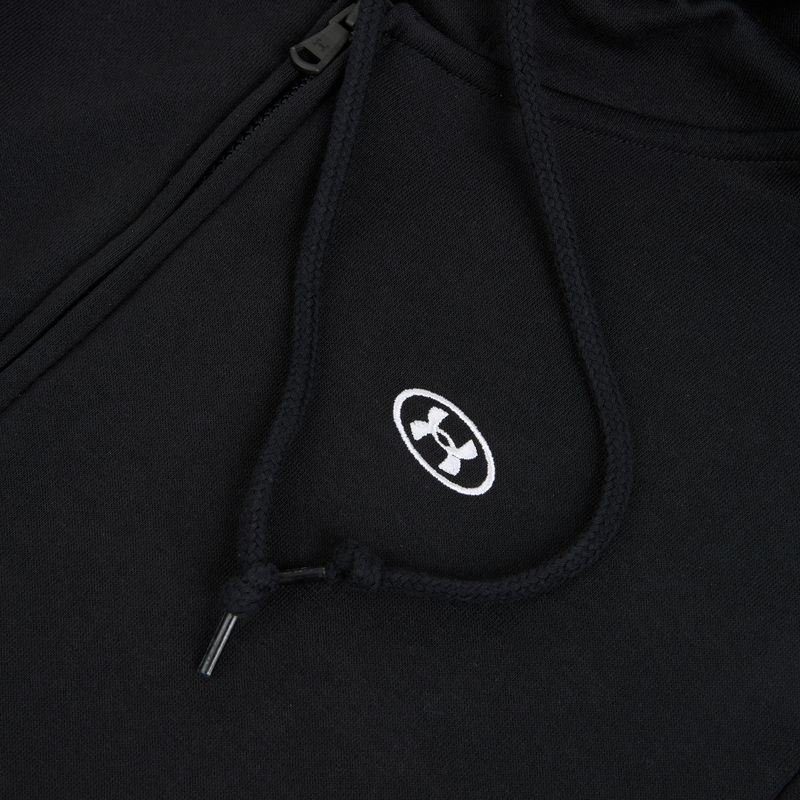 Bluza damska Under Armour Rival Fleece Full Zip ultimate black/white 3