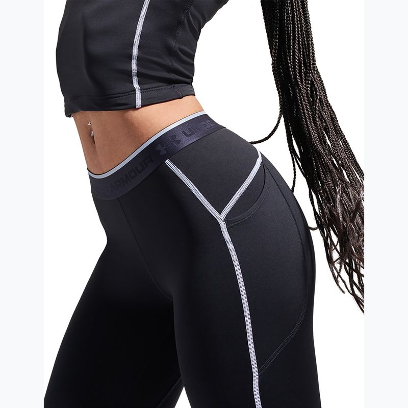 Legginsy treningowe damskie Under Armour ColdGear Elite Leggings ultimate black/reflective 7