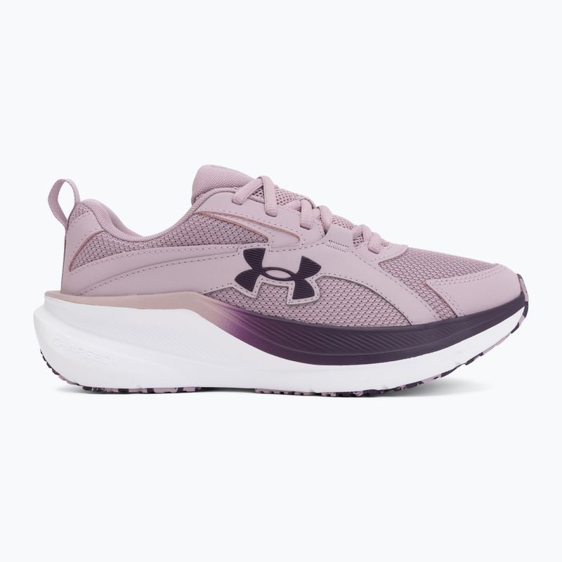 Buty do biegania damskie Under Armour Assert 11 mauve pink/white/purple echo 2