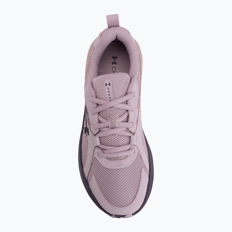 Buty do biegania damskie Under Armour Assert 11 mauve pink/white/purple echo 5