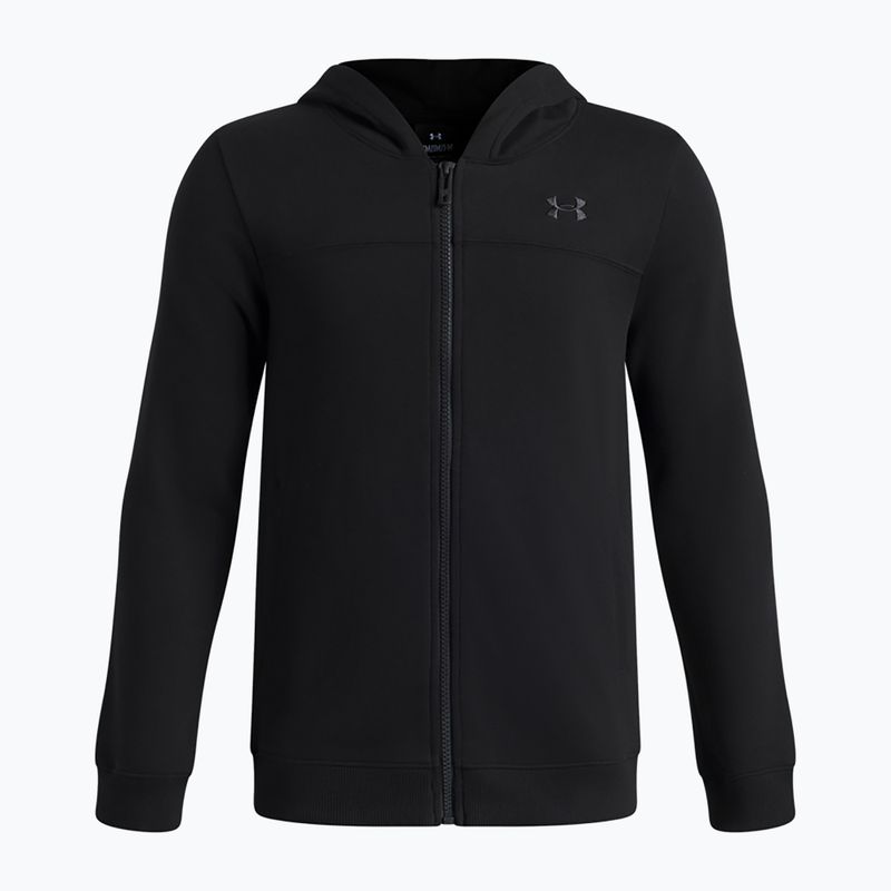 Bluza dziecięca Under Armour Rival Lightweight Full Zip ultimate black/black