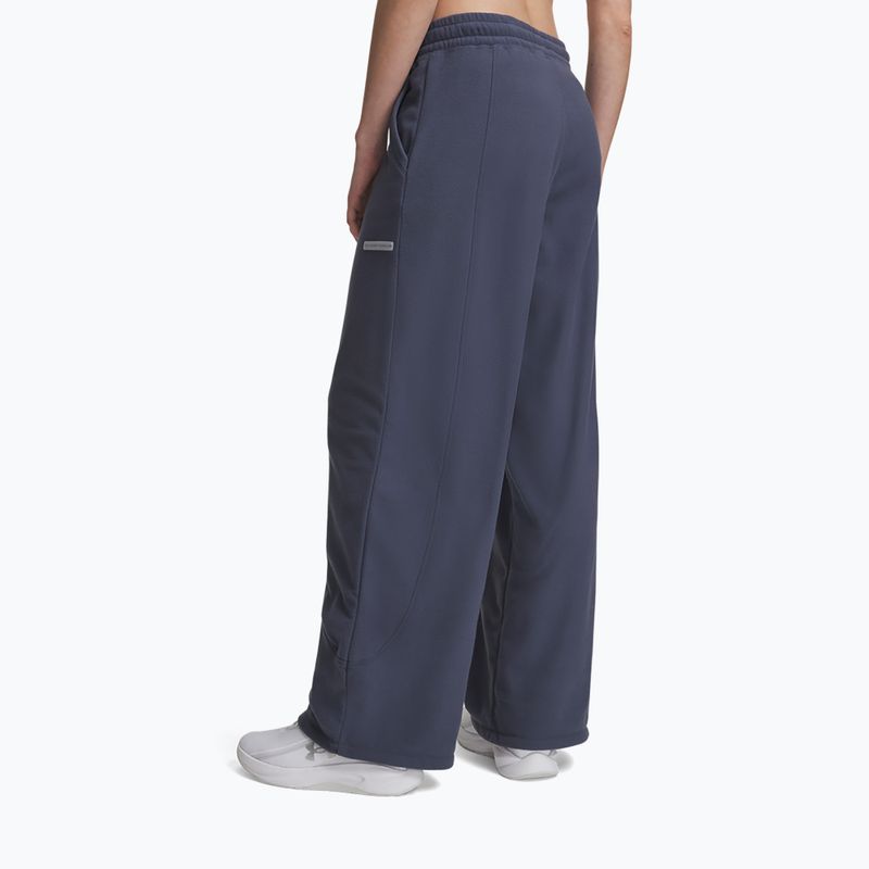 Spodnie treningowe damskie Under Armour Performance Fleece Pants downpour gray/downpour gray 3