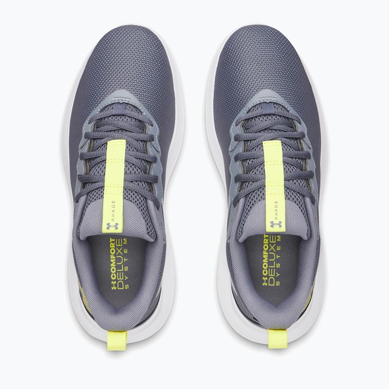 Buty do biegania męskie Under Armour Phade RN 4 downpour gray/gravel/flash light 10