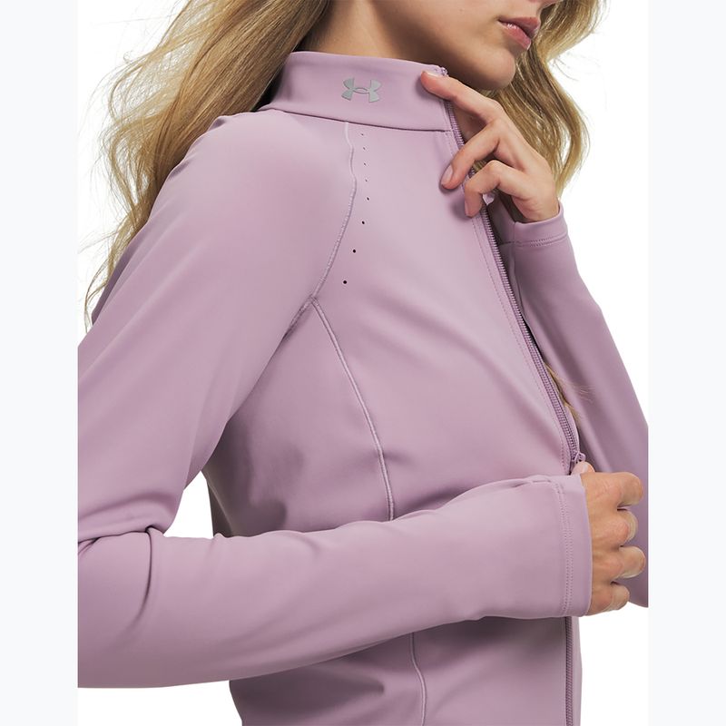 Bluza treningowa damska Under Armour Vanish Elite mauve pink/metallic silver 3
