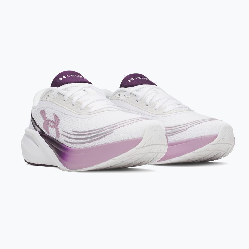 Buty do biegania damskie Under Armour Velociti Sport white/purple echo/mauve pink 9