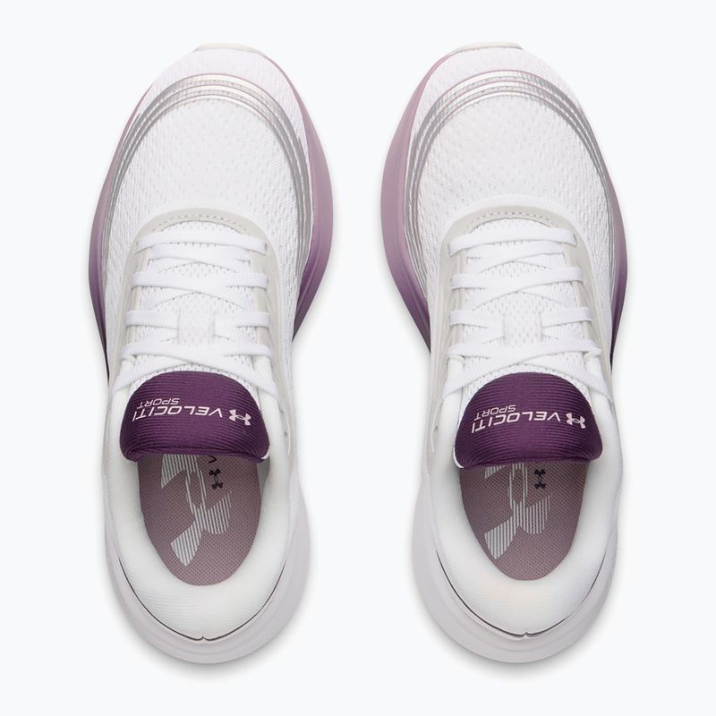 Buty do biegania damskie Under Armour Velociti Sport white/purple echo/mauve pink 10
