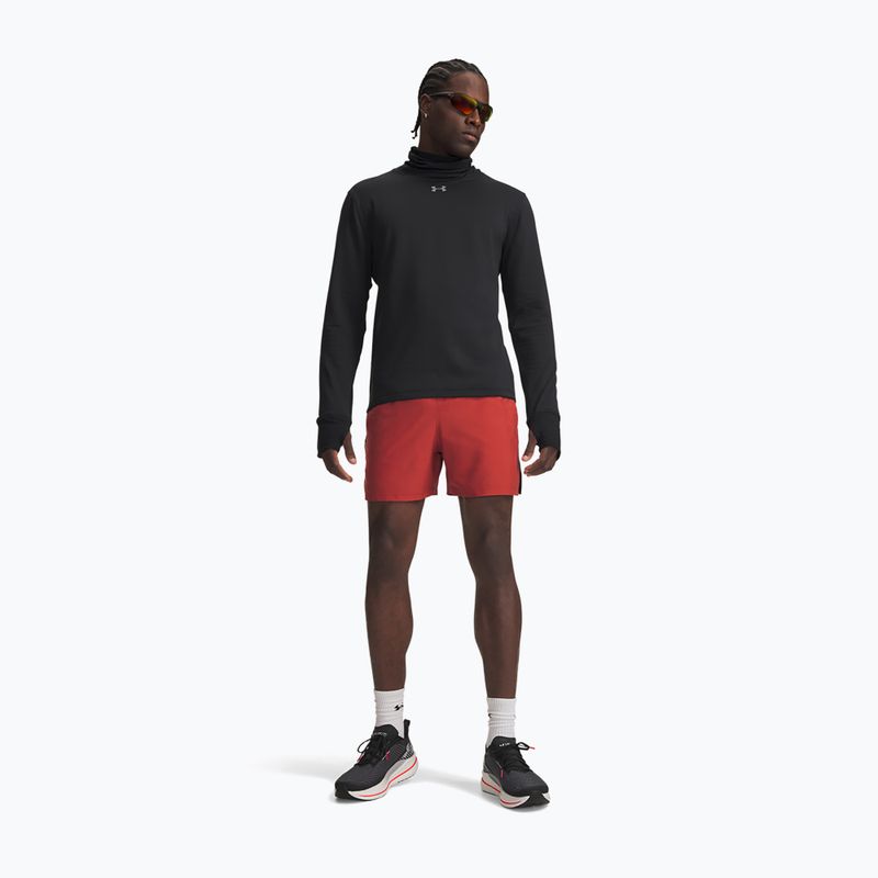 Spodenki do biegania męskie Under Armour Launch 5" Shorts heritage red/black/reflective 2