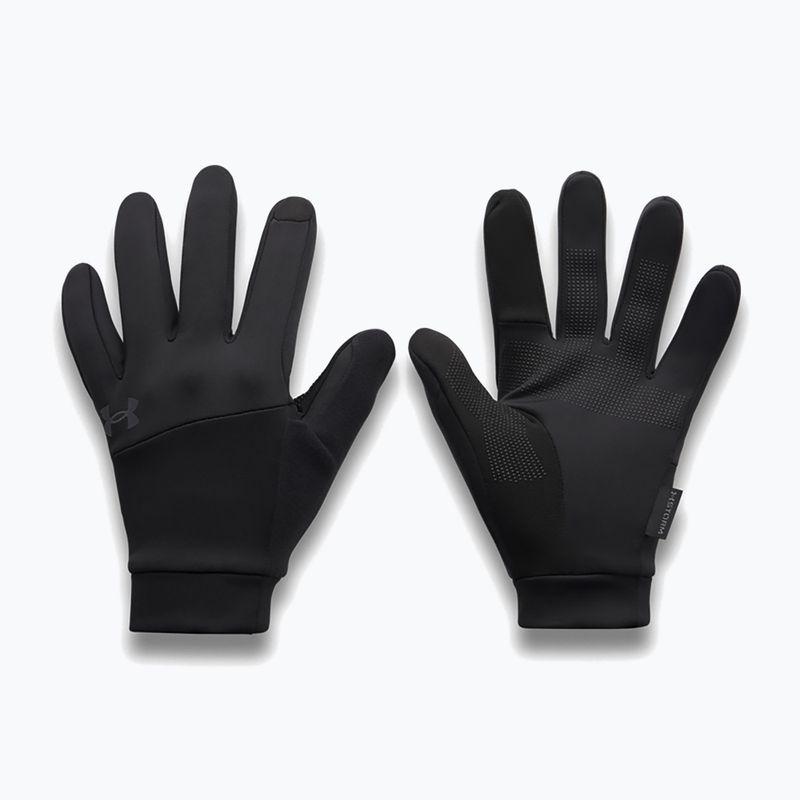 Rękawiczki do biegania męskie Under Armour Velociti Liner black/black/reflective