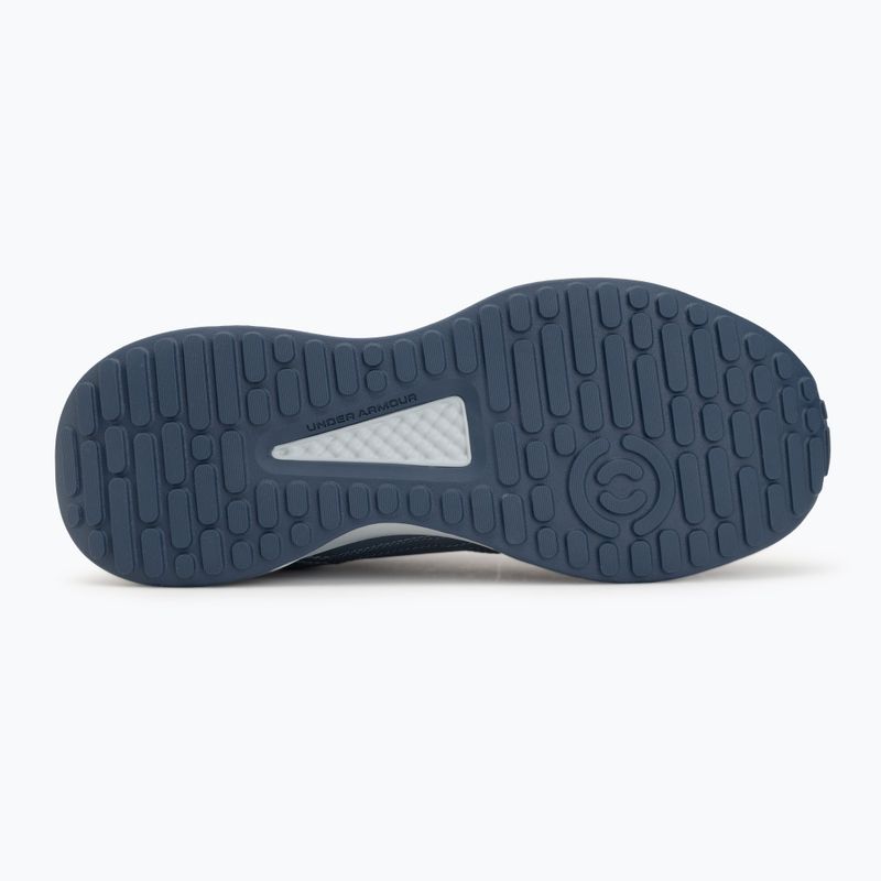 Buty treningowe męskie Under Armour Edge Leather gravel/blue fog/blackout navy 4