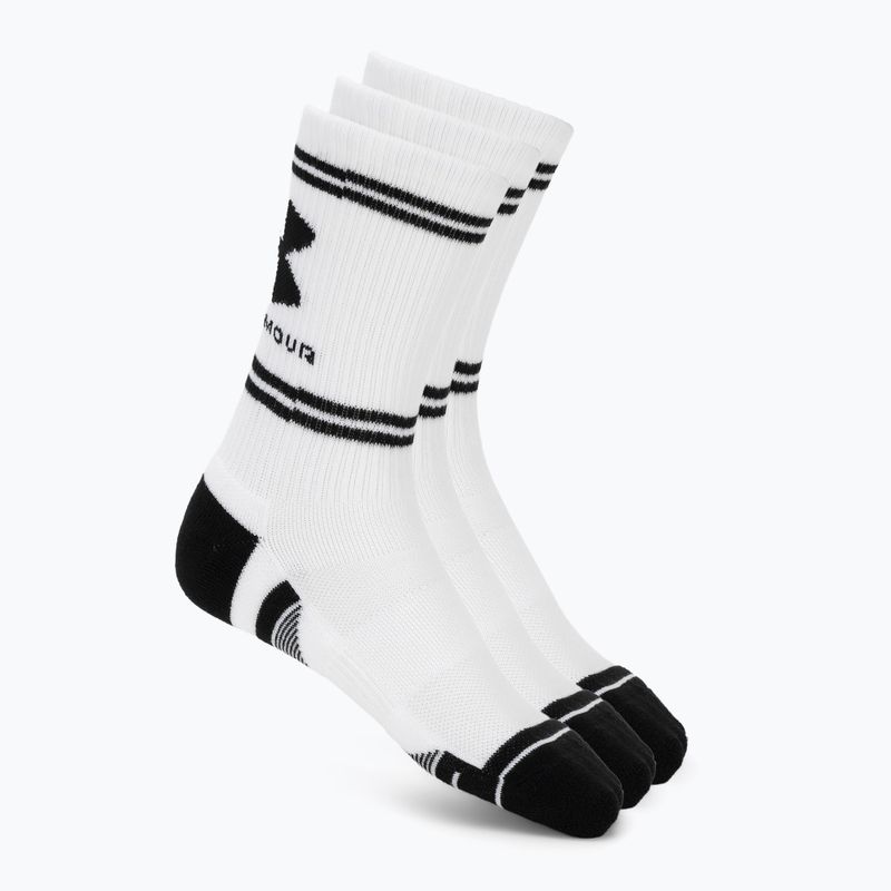Skarpety Under Armour Perf Tech Nov Crew 3 pack white/white/ultimate black