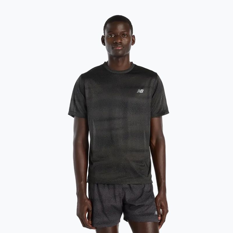 Koszulka męska New Balance Athletics Printed black/grey