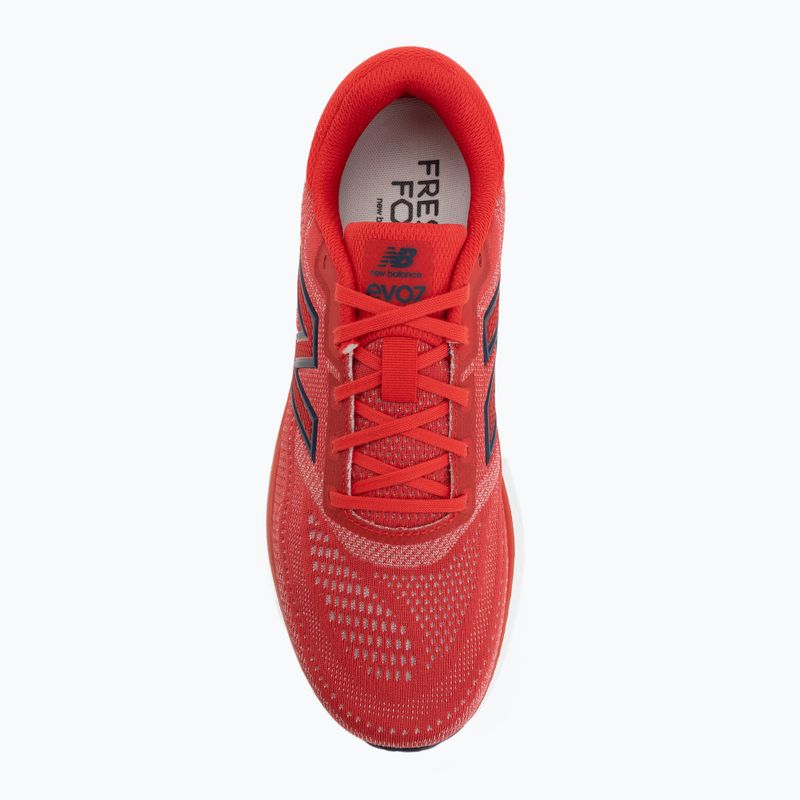 Buty do biegania męskie New Balance Fresh Foam Evoz V4 fire cracker/ navy 5