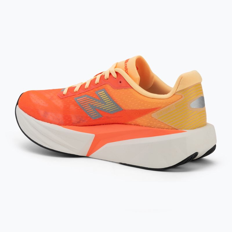 Buty do biegania damskie New Balance FuelCell Rebel V5 tangerine heat/silver metallic 3