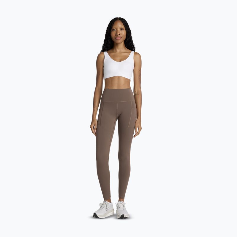 Legginsy do biegania damskie New Balance Sleek Pocket High Rise cortado 2